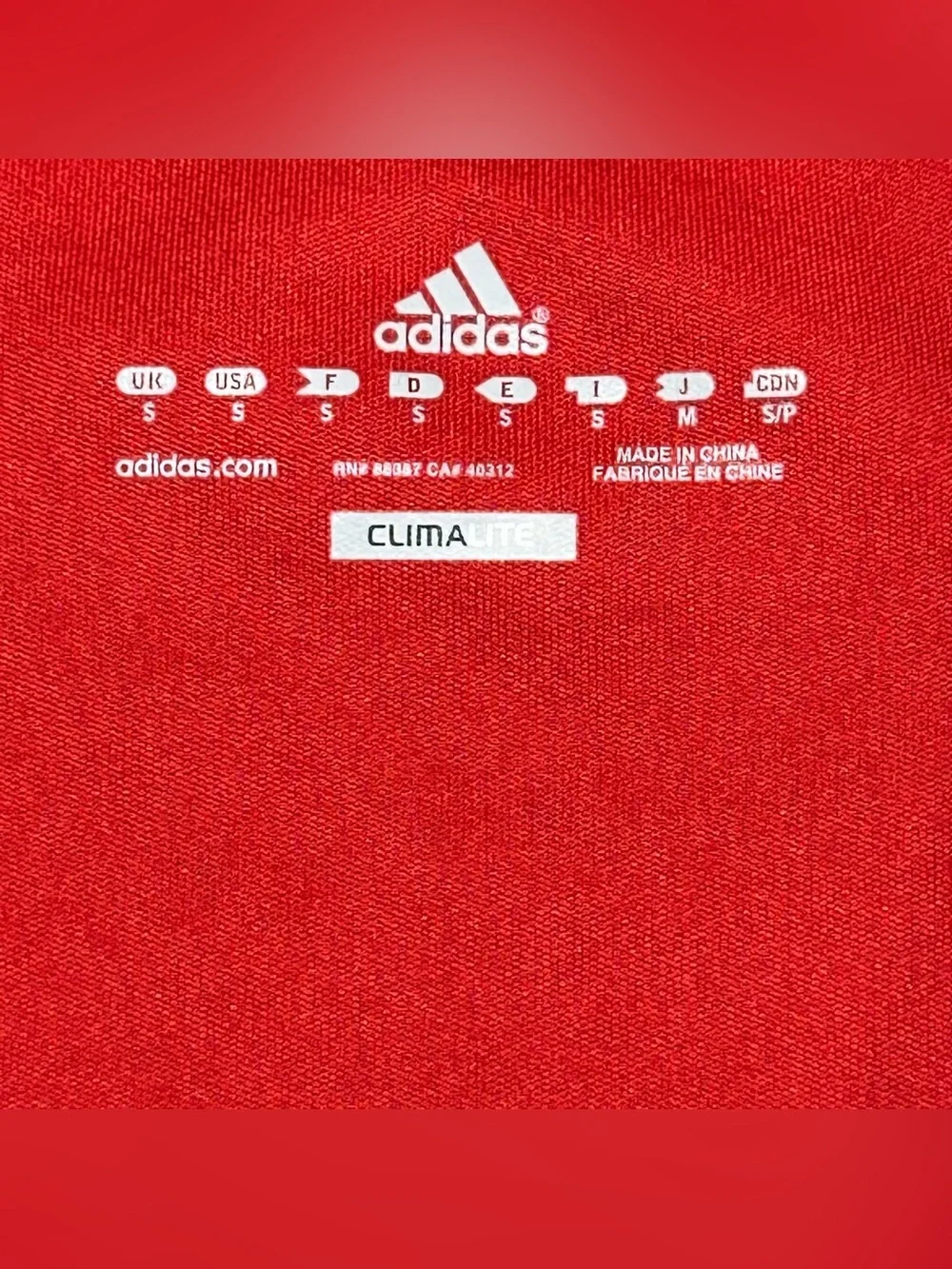 Adidas Climalite Mens Size S Goalkeeper Jersey Soccer Padded Elbow Long Sleeve